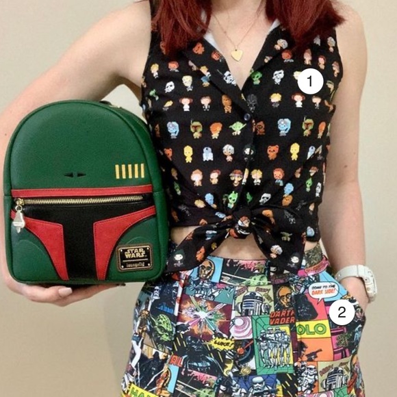 Blackmilk Tops - 8 BIT STAR WARS BUSINESS TIME SHIRT SIZE S NWOT BLACKMILK BLACK